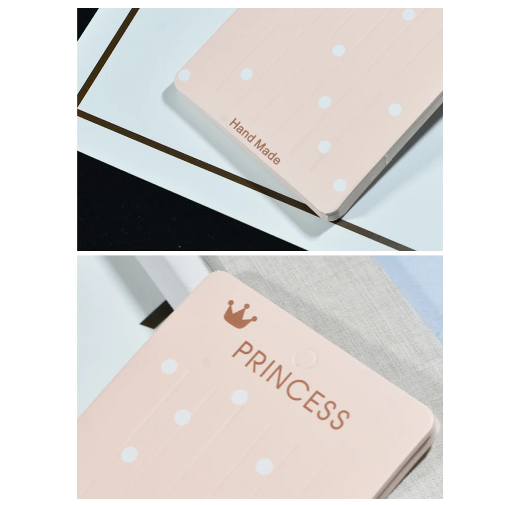 20pcs Hair Clip Card Paper Jewelry Display Cards Paper Cardboard Hair Accessory Cards Blank Hairpin Hair Band Packaging Cards