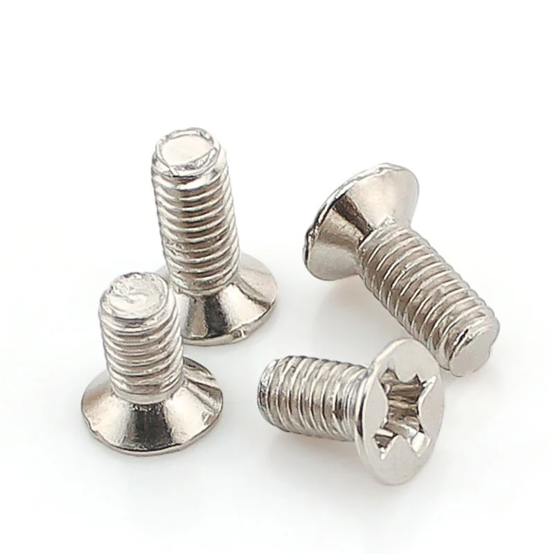 50PCS-M3*20/25 маленький винт/с плоской головкой механический винт никелированный/винт