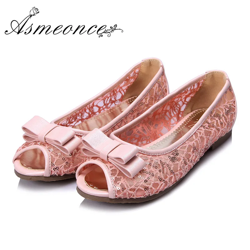 open ballerina flats