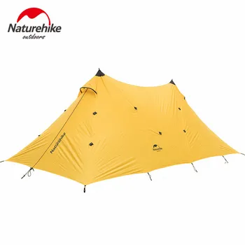 

Naturehike Outdoor Twin Peaks Camping Sun Shelter Large Canopy Tent 20D Silica Gel Sun Shelter Rainproof Windproof Awning