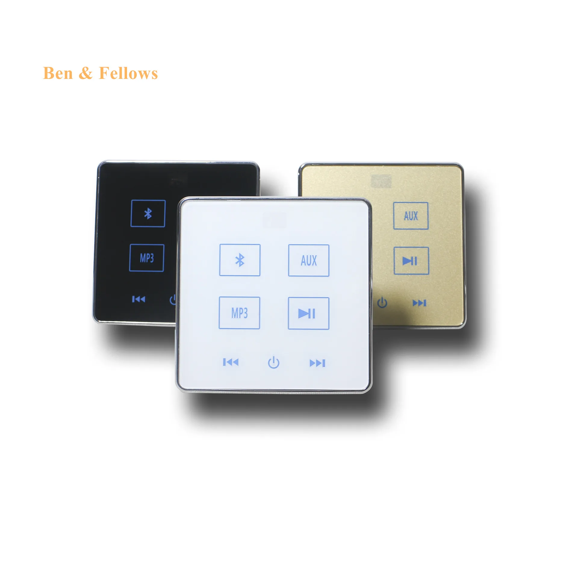 US $193.00 SH0006 215 Watt Wall Audio Amplifier With 2 PCS 4 Inch Wall Mount Speaker Supporting USBTFAUXBluetooth
