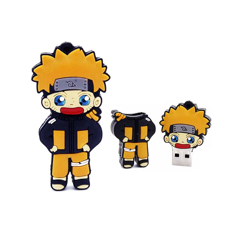 Мультфильм милый Naruto Саске ниндзя Флеш накопитель 64 Гб новый дизайн карту флэш