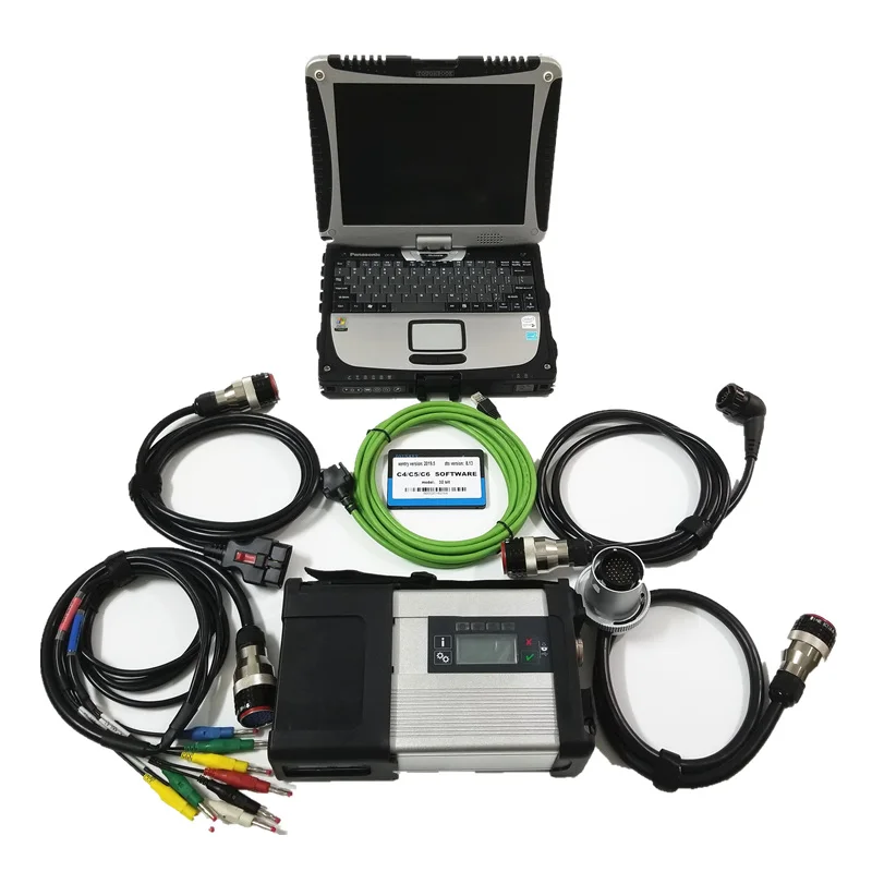 

MB Star C5 SD Connect Plus Laptop with newest software HDD 360gb SSD V2019.09 Vediamo/DTS/D.AS installed CF19 Toughbook laptop