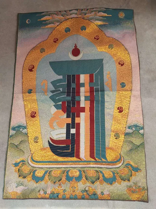 

Tibet Buddha, Nepal Thangka painting, tapestry painting, silk embroidery