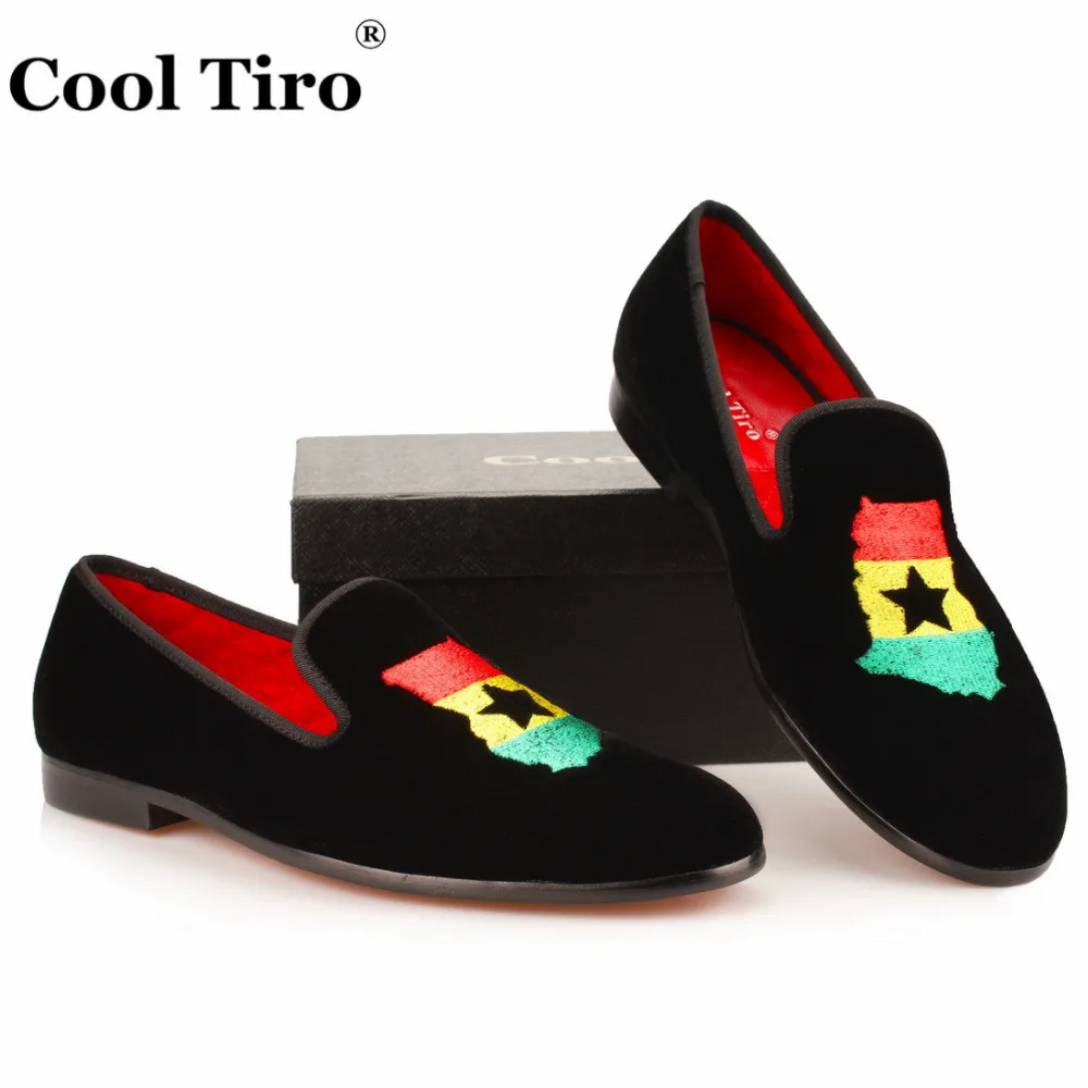 Velvet Slippers Loafers Embroidery (4)