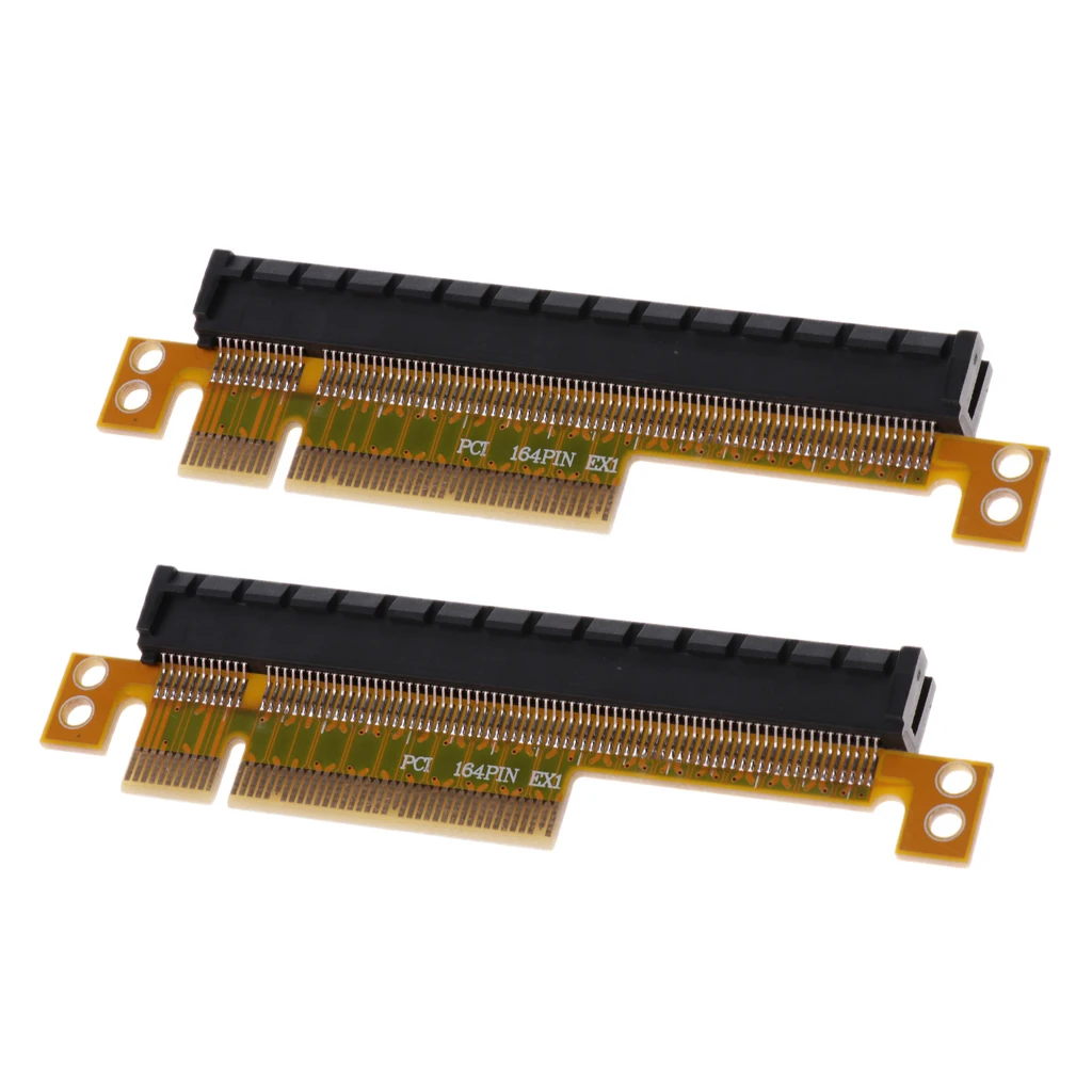 2Pack PCI Express Riser Card PCI-E x8 to x16 Slot Adapter Converter Board