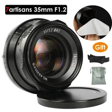 7artisans 35mm F1.2 Prime Lens for Sony E-mount / for Fuji XF APS-C Mirrorless Camera Manual Focus Fixed Lens A6500 A6300 X-A1