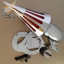 Aftermarket free shipping motorcycle parts Spike Air Cleaner Kits intake filter for Honda Shadow 600 VLX600 1999-2012 CHROMED