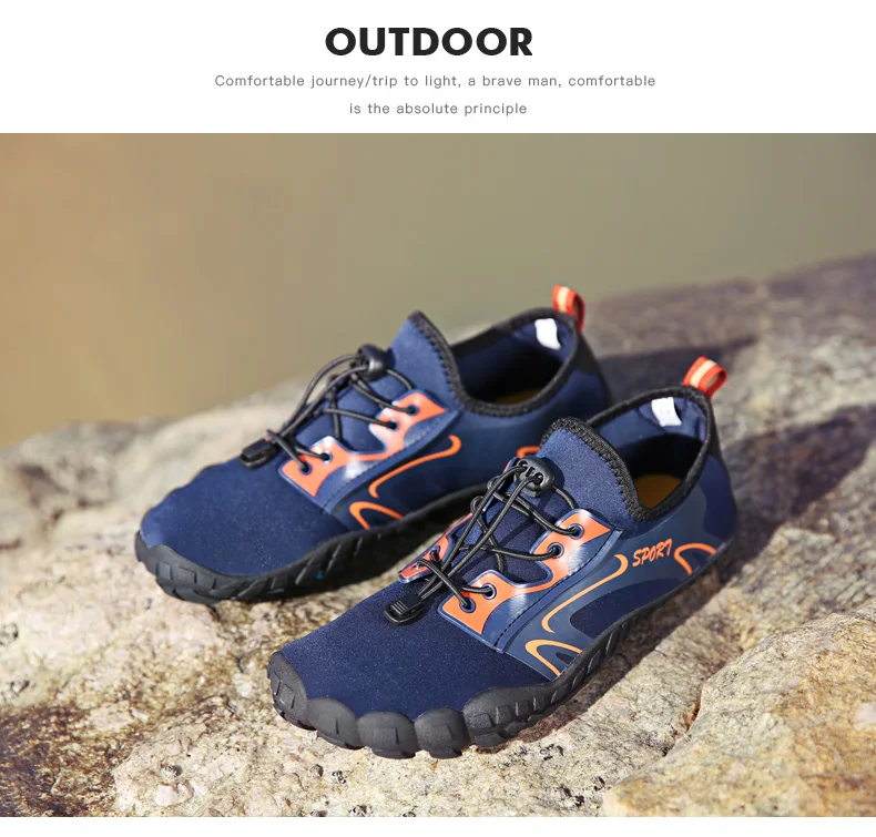 Clorts Five Finger Summer Quick-drying Outdoor Beach Shoes for Men Women (18)