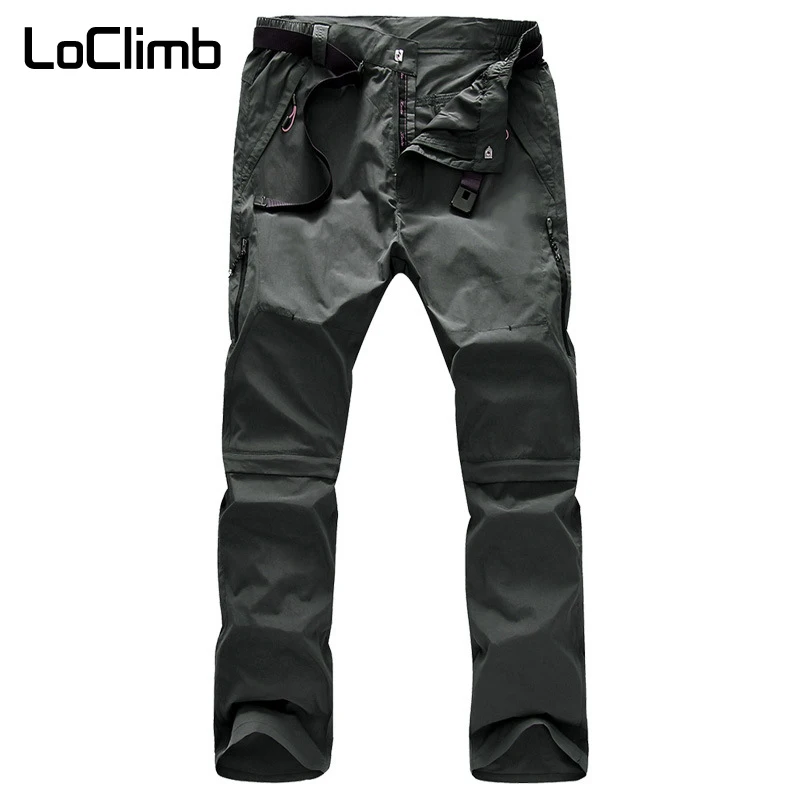 LoClimb extraíble Camping senderismo pantalones de los hombres de verano de 2018 al aire libre Deporte Pantalones de deporte ciclismo senderismo escalada de montaña pantalones cortos AM096 LoClimb extraíble Camping senderismo pantalones de los hombres de verano de 2018 al aire libre Deporte Pantalones de deporte ciclismo senderismo escalada de montaña pantalones cortos AM096