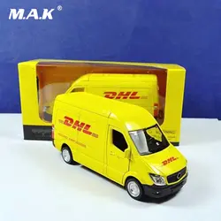 1/36 масштаб Diecast Модель автомобиля игрушки Commerical автомобиль желтая модель для экспресс DHL модель автомобиля коллекция подарки для детей