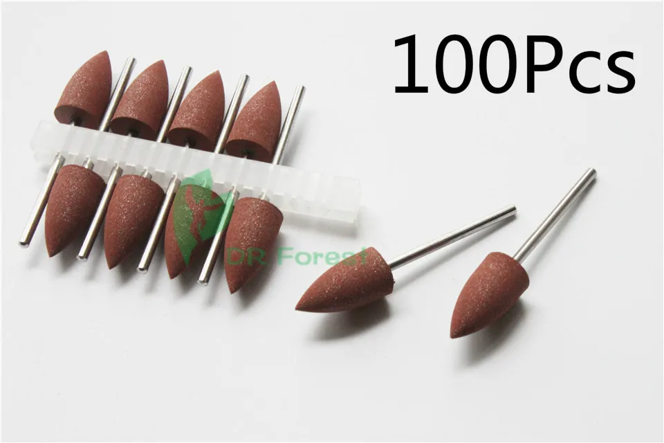 В продаже стоматологическая силиконовая резина Полировальные Алмазные Боры 100 шт