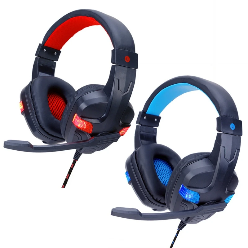 Stereo Gaming Headset Mic for PC Laptop Game Console Welcome Charming HiFi LED Noise Cancelling MIC Game Headphone For PS4