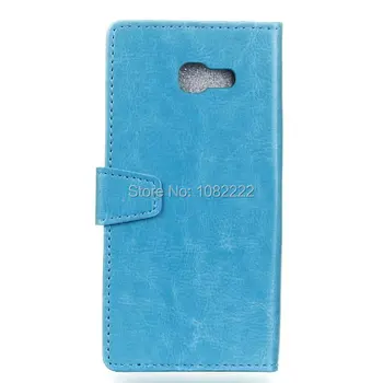 

100pcs/lot Free Shipping New Crystal grain wallet PU Leather+TPU Cover Case with card slot For HTC A9S