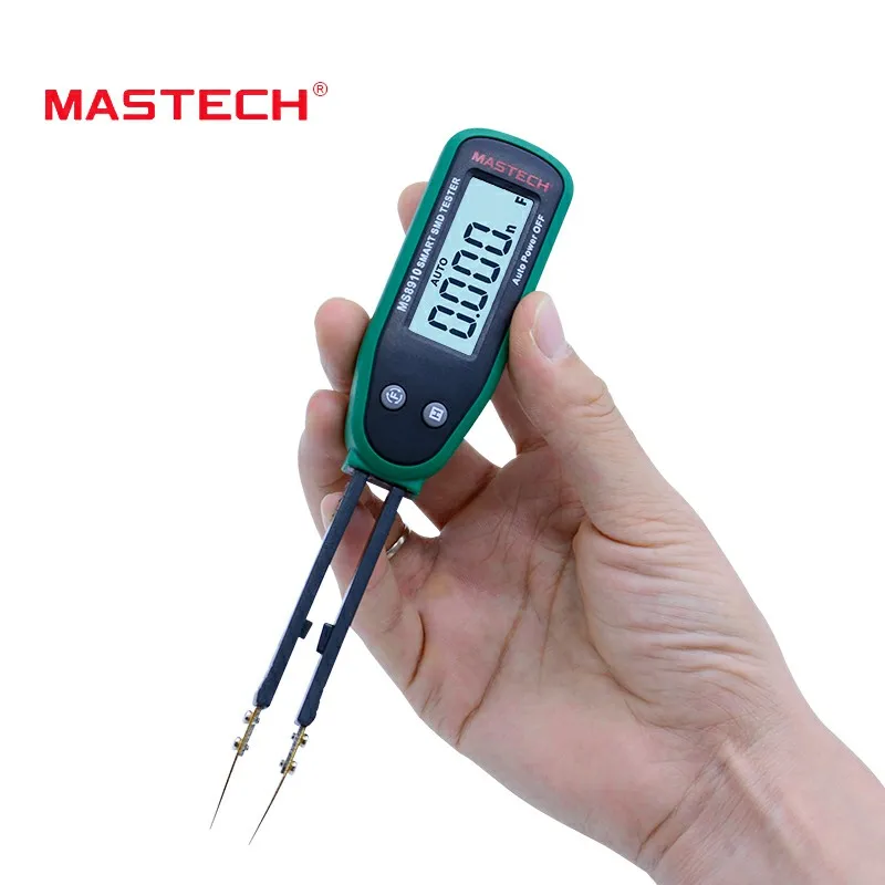 LCR//ESR MASTECH MS8910 Tester di capacit/à di tester Tester intelligente Pinzette Tester di capacit/à di resistenza DealMux Tester di capacit/à di resistenza tester di resistenza