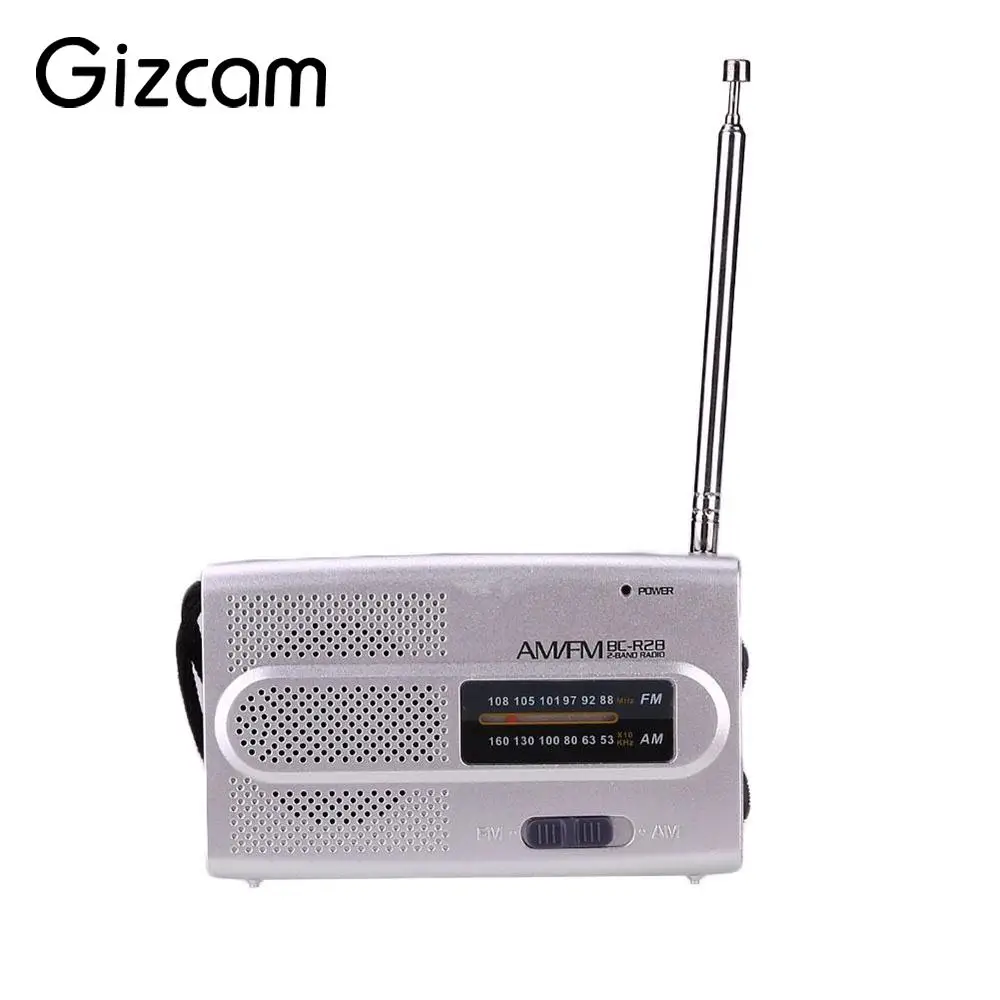 Gizcam Portable Mini Pocket Stereo Channel BC R28 Radio Slim AM FM ...
