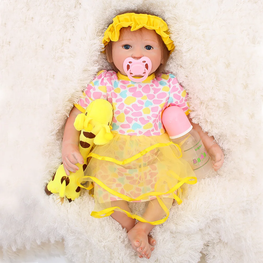 Детские куклы Bebes reborn slicone 19 &quot46 см настоящие для новорожденных девочек игрушки