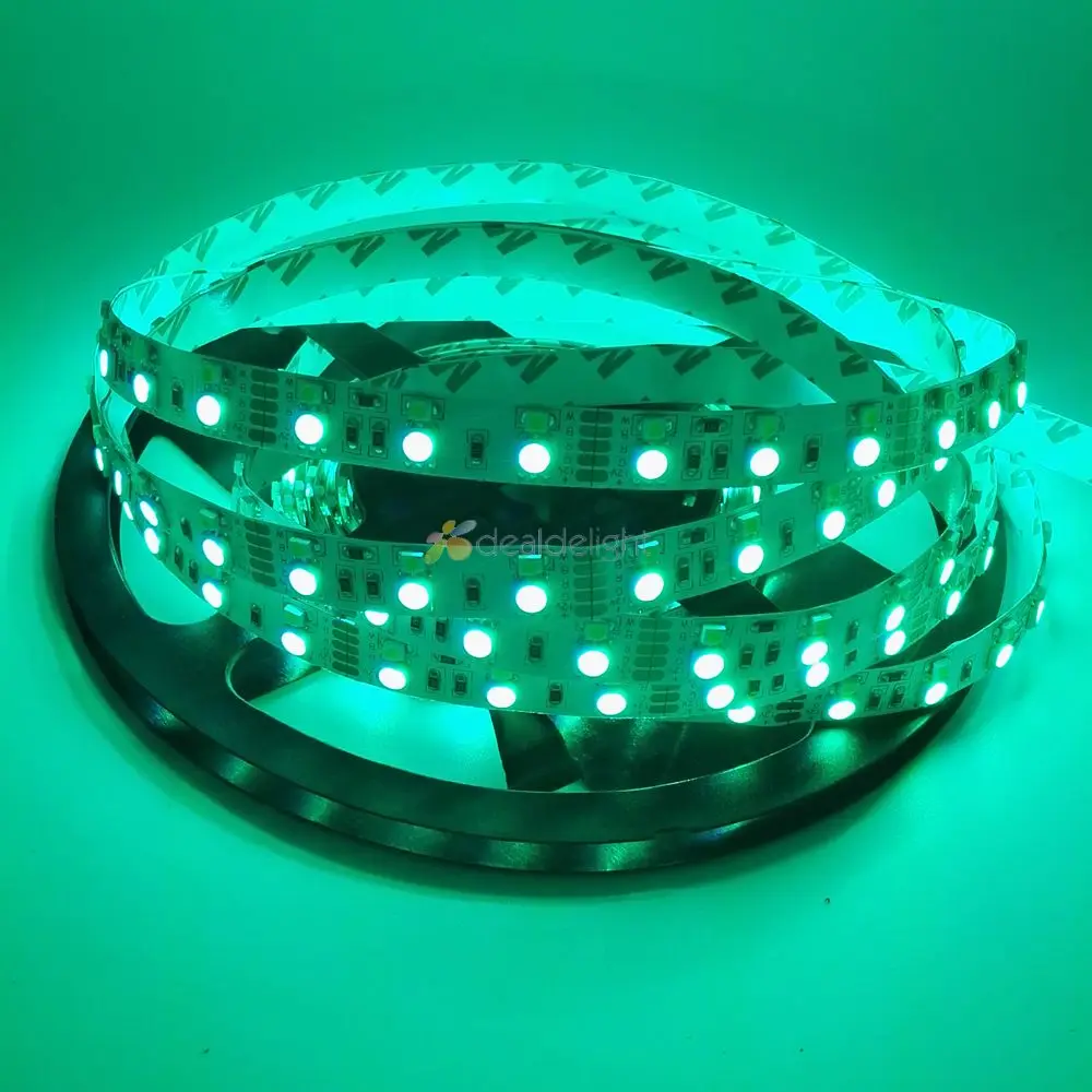 Двухрядный светодиодный светильник RGBW 5 м 5050 RGB + 2835 белый/теплый белый гибкий ing