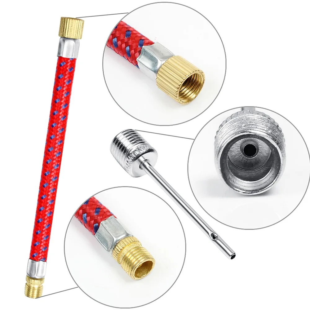 Ball Pump Needles 20 Pcs Set With Nozzle Adapter And Air Hose For Inflating Football Basketball Volleyball Rugby Ball And Inflatable Toys (7)