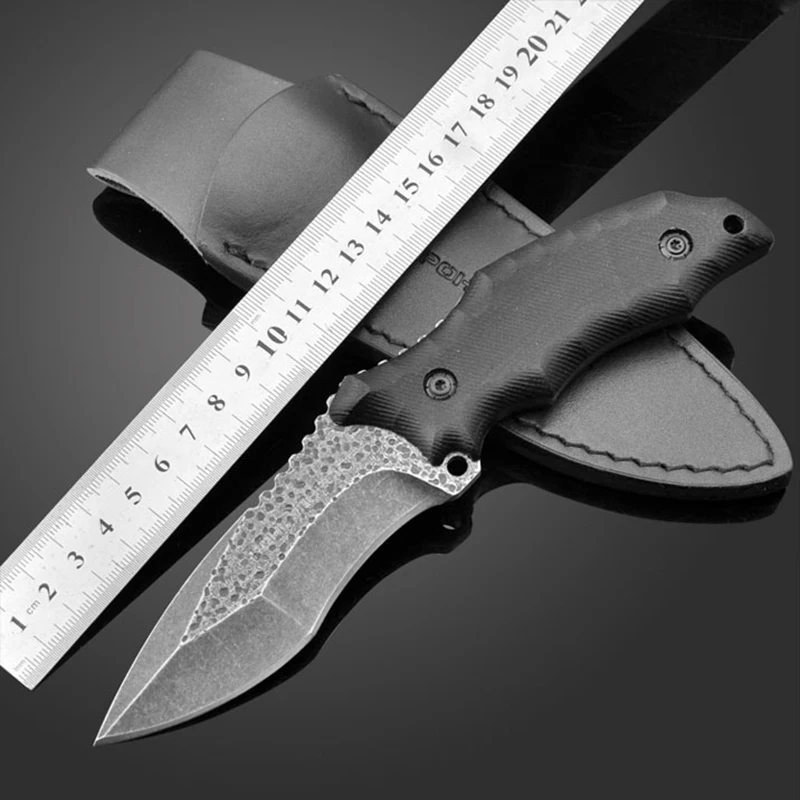 

Free shipping Germany Pohl Force knife outdoor camping knife small straight knife for mountaineering