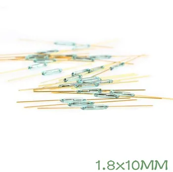 

20pcs Reed Switch Sensor 1.8x10mm Normally Open New and Original DIY Electronic Kit