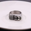 Encendedor genial nuevo encendedor anillo encendedor de Gas de fuego encendedor anillos de moda precio de fábrica joyería de personalidad para los hombres ► Foto 3/6