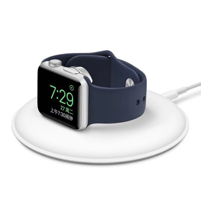 Беспроводной зарядный коврик для Apple Watch 1 2 3 4 серии 38 мм 42 мм Беспроводное зарядное устройство Магнитная зарядная док-станция