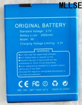 

100PCS MLLSE 2500mAh X6 battery for DOOGEE X6 X6pro X6 proMobile phone battery