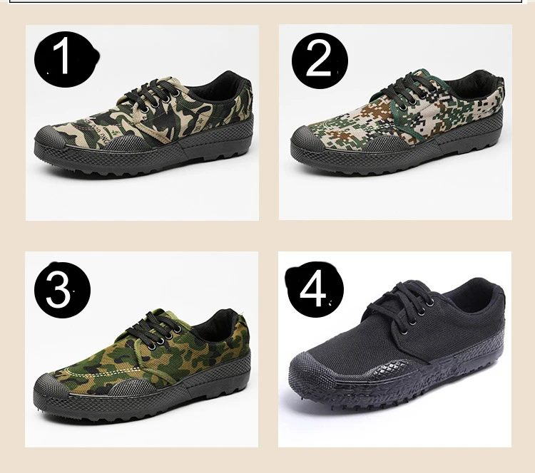 

Camouflage labor insurance shoes breathable wear non-slip training shoes student army training shoes work shoes