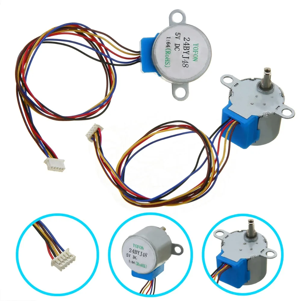 

24BYJ48 DC 5V Reduction Stepper Motor Micro Reducer Motor 4 Phase 5 Wire Stepper Motor For Arduino Mayitr