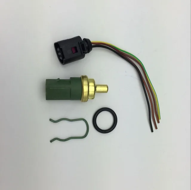 Coolant Temperature Sensor Plug 4 Pin A Set for VW Jetta Bora Golf