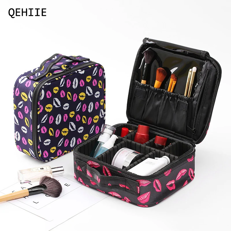 Bags for women 2018 waterproof Cosmetic bag Travel Organizer Beautician Cases profession Makeup bag Maleta de maquiagem