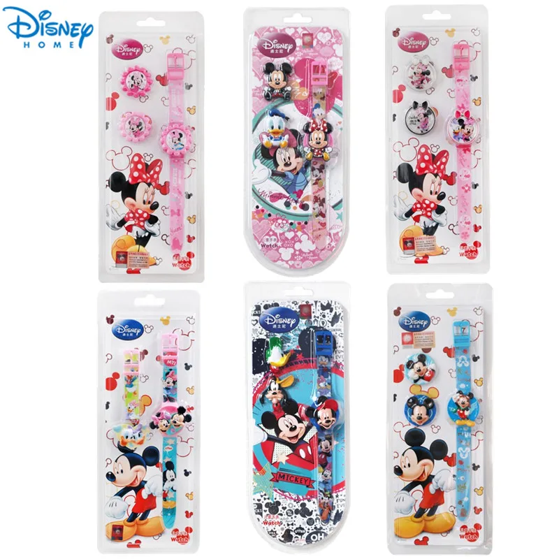 

100% Genuine Disney mickey Brand Children Cartoon wrist Watch Fashions Silicone Sports Watch kids Dress Watch relogios XMAS GIFT