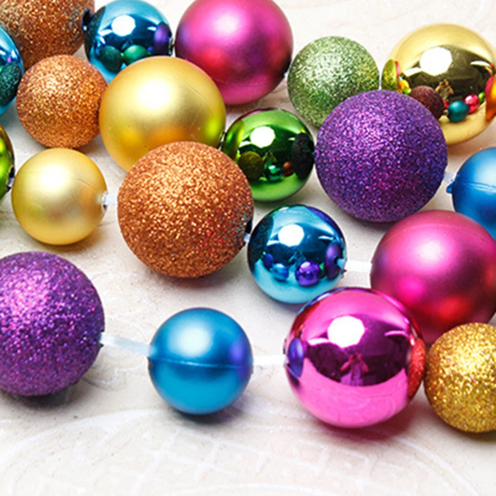 

60 Pcs Christmas Ball Ornaments Shatterproof Christmas Decorations Tree Balls