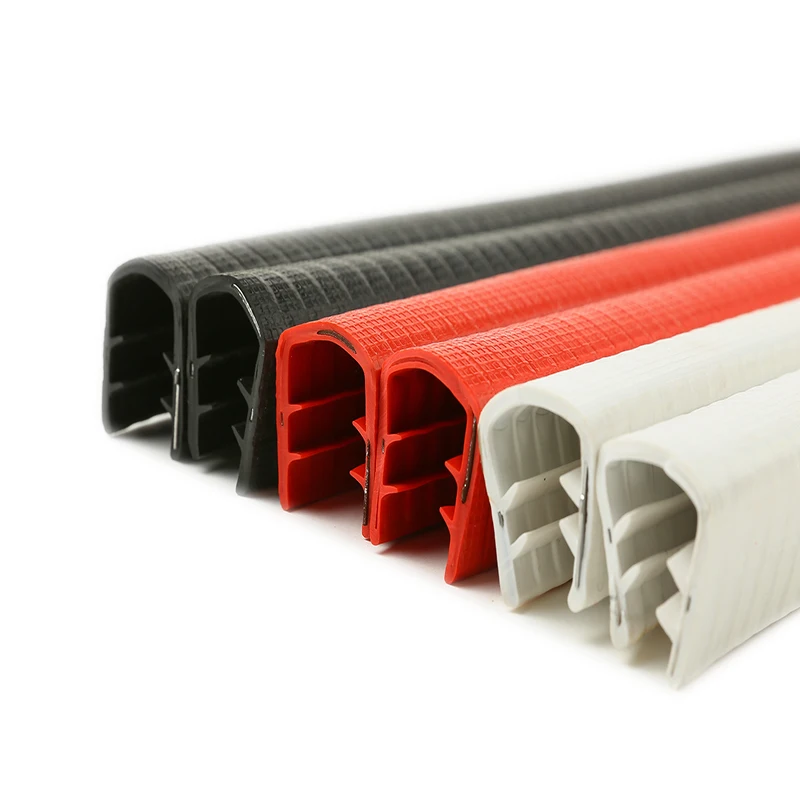 2 Pcs 30cm Skateboard Anti-collision Strip Bumper Bump U Shape Rubbe Deck Guards Protector for Longboard and Double Rocker Strip