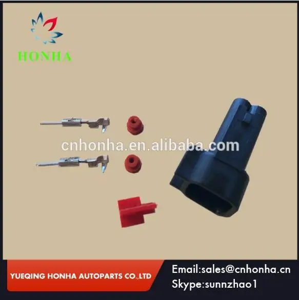 DJ7023C-1.5-11 EV6 к EV1 Авто 2 Pin/Way водонепроницаемый мужской Топливный Инжектор Жгут