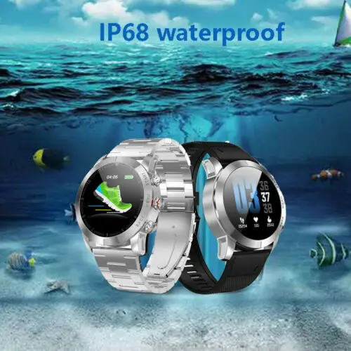 Bluetooth Smart Watch Waterproof Heart Rate Blood Pressure Blood Oxygen Monitor
