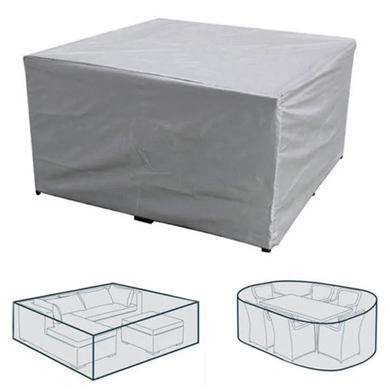 

7 Sizes Outdoor Cover Waterproof Furniture cover Sofa Chair Table Cover Garden Patio Beach Protector Rain Snow Dustproof