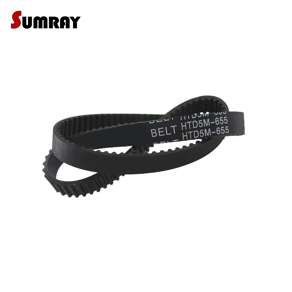 

SUMRAY HTD 5M Timing Belt 5M-650/655/660/665/670/675/680/685/690/695mm Pitch Length 15/20/25mm Belt Width Synchronous Belt