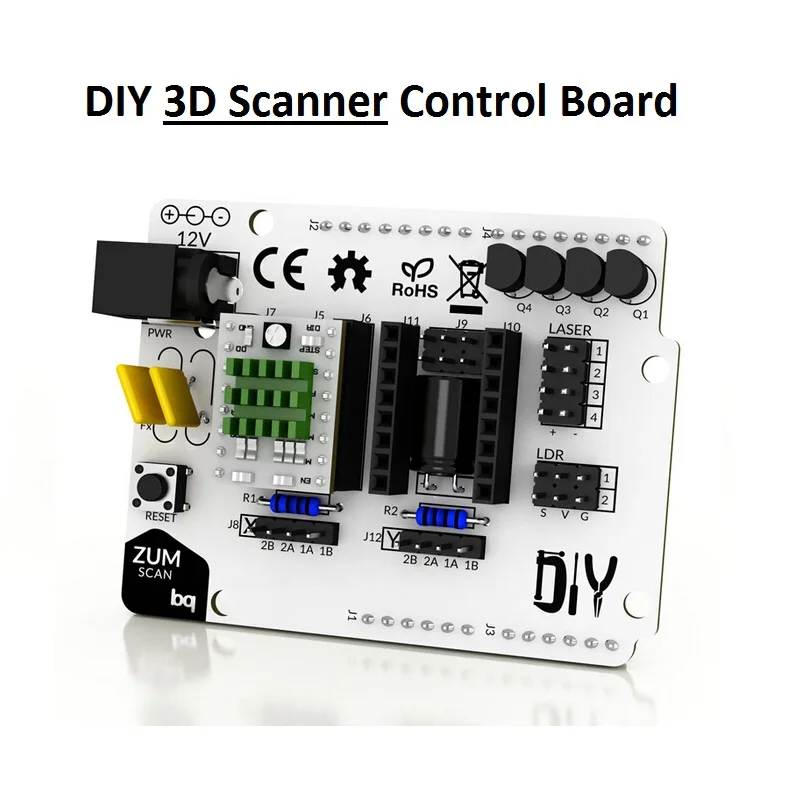 

homemade DIY complete 3D scanner control board