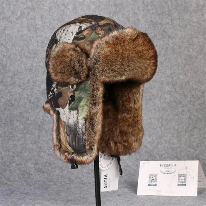 fuzzy hat with ear flaps