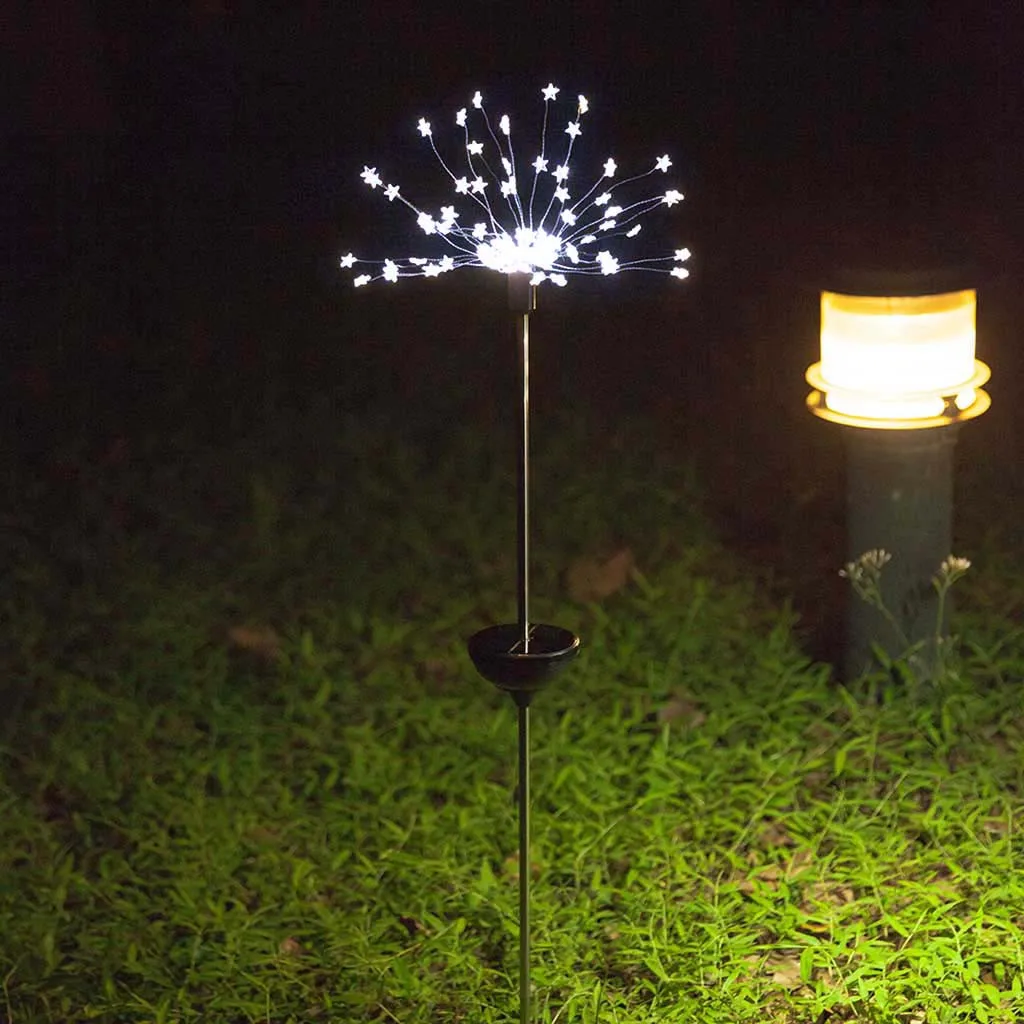Светодиодный фонарь садовые, на солнечной энергии свет Рождественские огни Открытый фейерверк светодиодный светильник лужайки#3,5