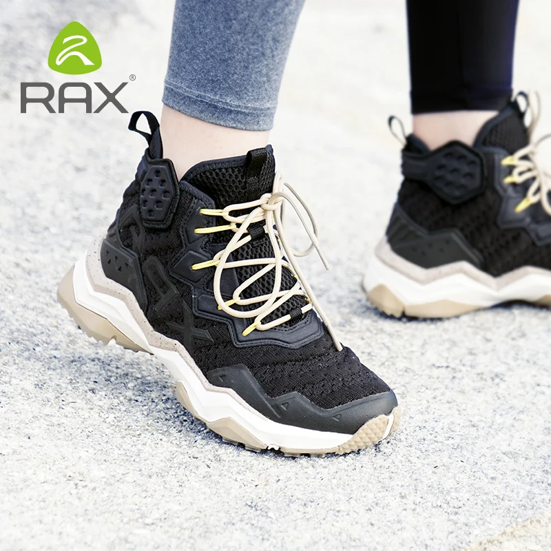 

Rax Men Hiking Shoes 2019 Spring New Breathable Outdoor Sports Sneakers for Men Mountain Shoes Trekking Sports Shoes Male