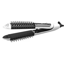 Многофункциональная 2 в 1 прямая Порошковая электрическая фанера, Керамическая электрическая плойка для завивки волос, гребень для завивки волос, прямая расческа D203