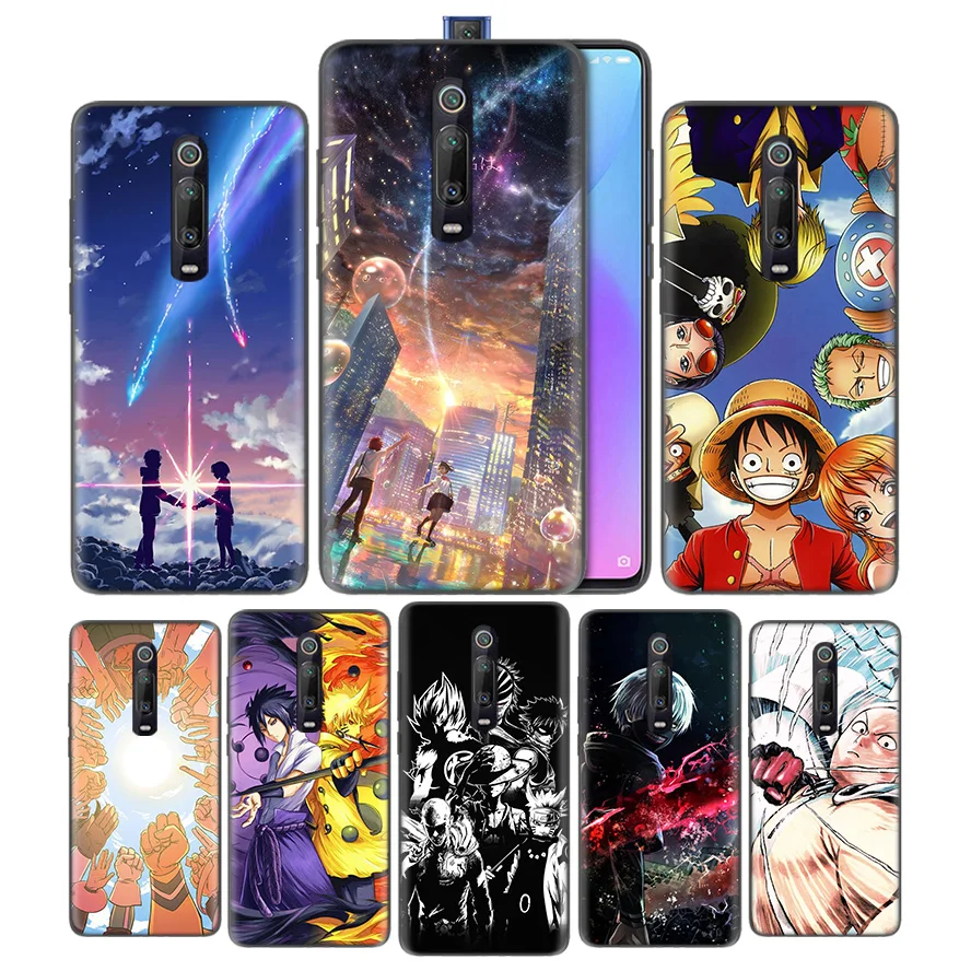 

Silicone Case for Xiaomi Redmi K20 Pro K20Pro Mi 9T RedmiK20 9 Shell Cell Moblie Phone Anime Cartoon Your Name One piece naruto