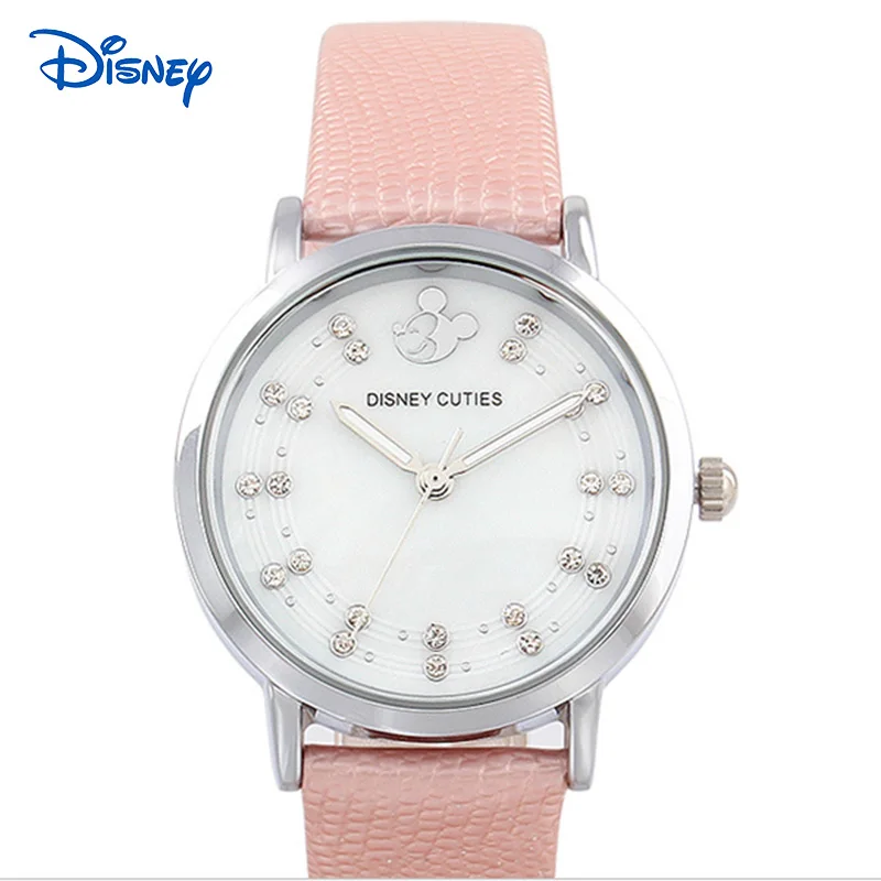 DISNEY 2016 Ladies Watch Women Watches Brand Famous Female Clock Quartz Watch Wrist Rhinestone dress Quartz