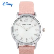 DISNEY 2016 Ladies Watch Women Watches Brand Famous Female Clock Quartz Watch Wrist Rhinestone dress Quartz