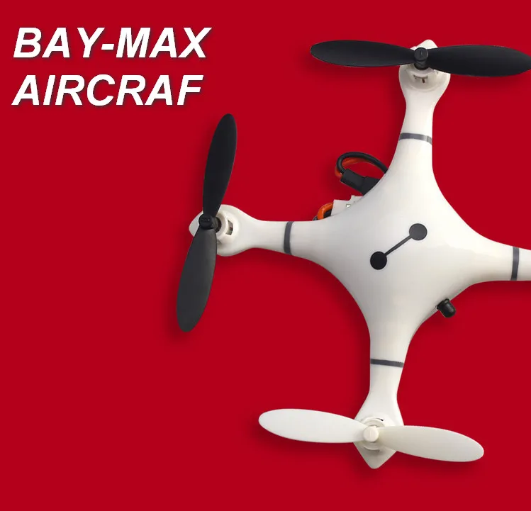

New arrival MINI BAY-MAX remoter control Quadcopter with LED 6-Axis 4CH RC drone headless mode helicopter kid toy POCKET aircraf