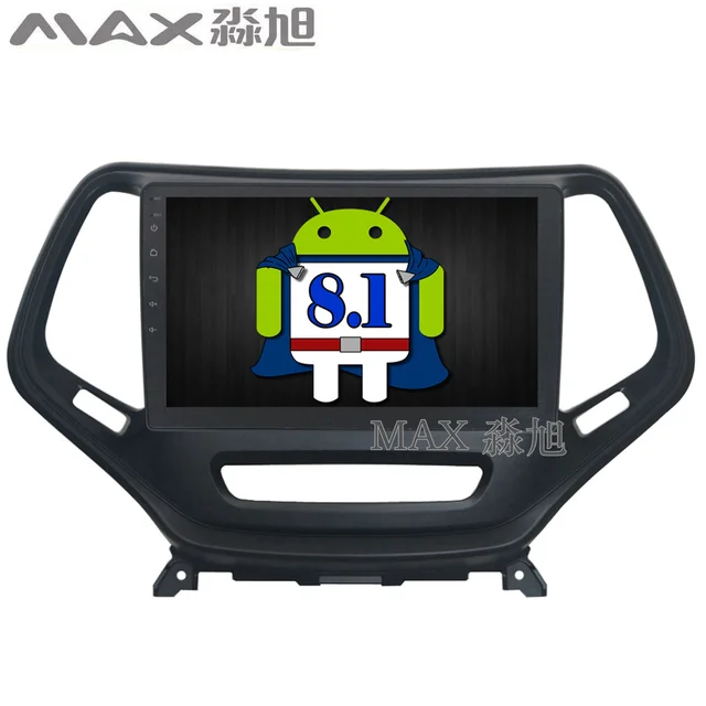 MAX GPS Navigation System Android 8.1.0 Car DVD For Jeep Cherokee 2014 ...
