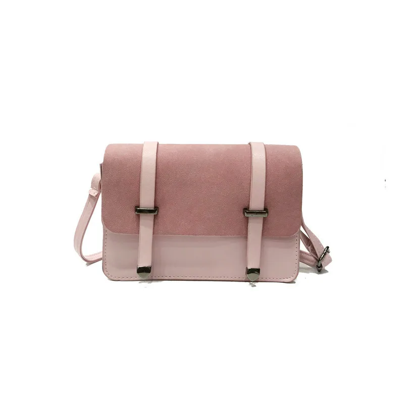 

Matte Small Square Flap Bag Fashion Women Messenger Crossbody Bags Brand Design Sling Shoulder PU Leather Handbags Vintage Purse